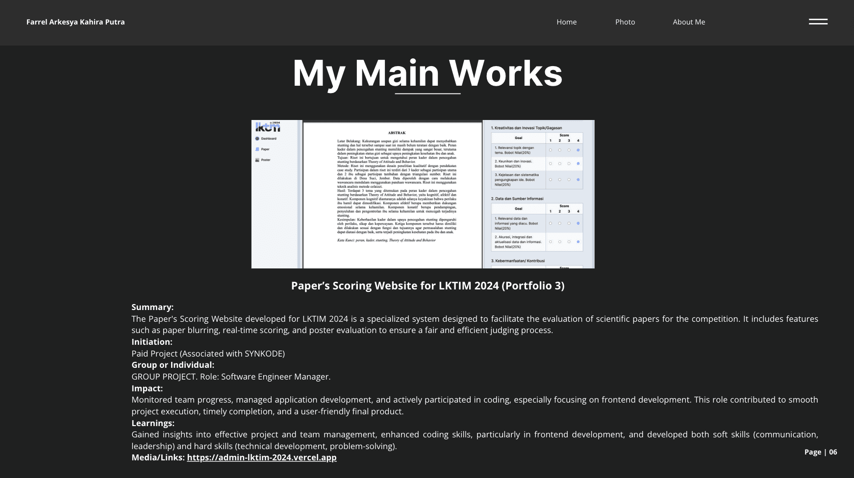 Paper Scoring