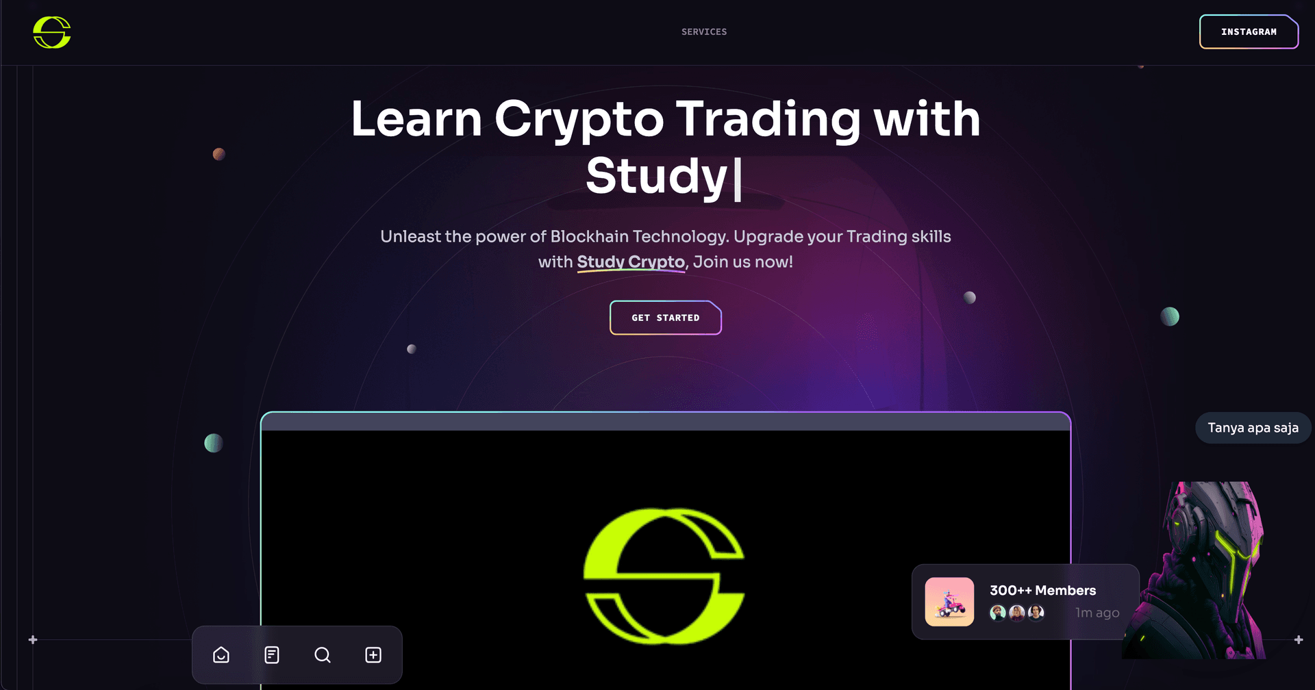 Study Crypto Web with AI Chart Analyzer